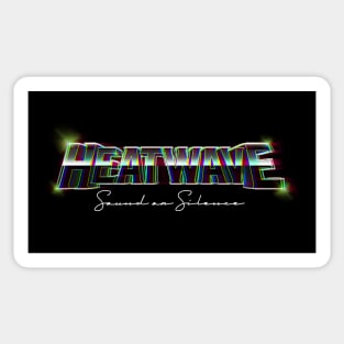 HEATWAVE (Sound Or Silence Logo) #5 (GLITCH) Sticker